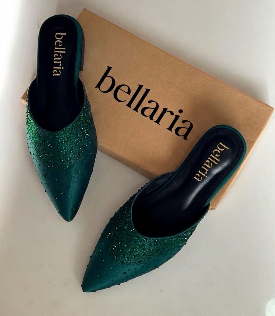 SHIMMER SLING MULES