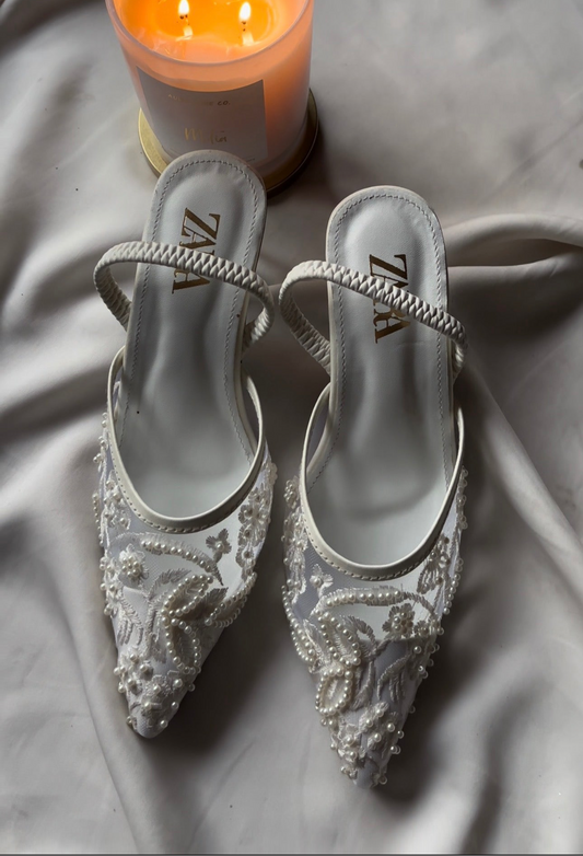 VUNA HEELS - White