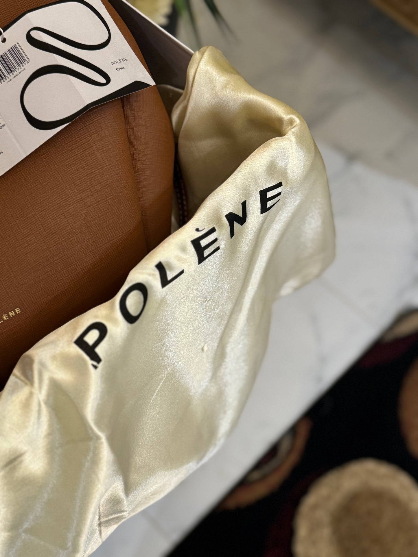 Poleene Cyme Tote bag with BOX - Brown