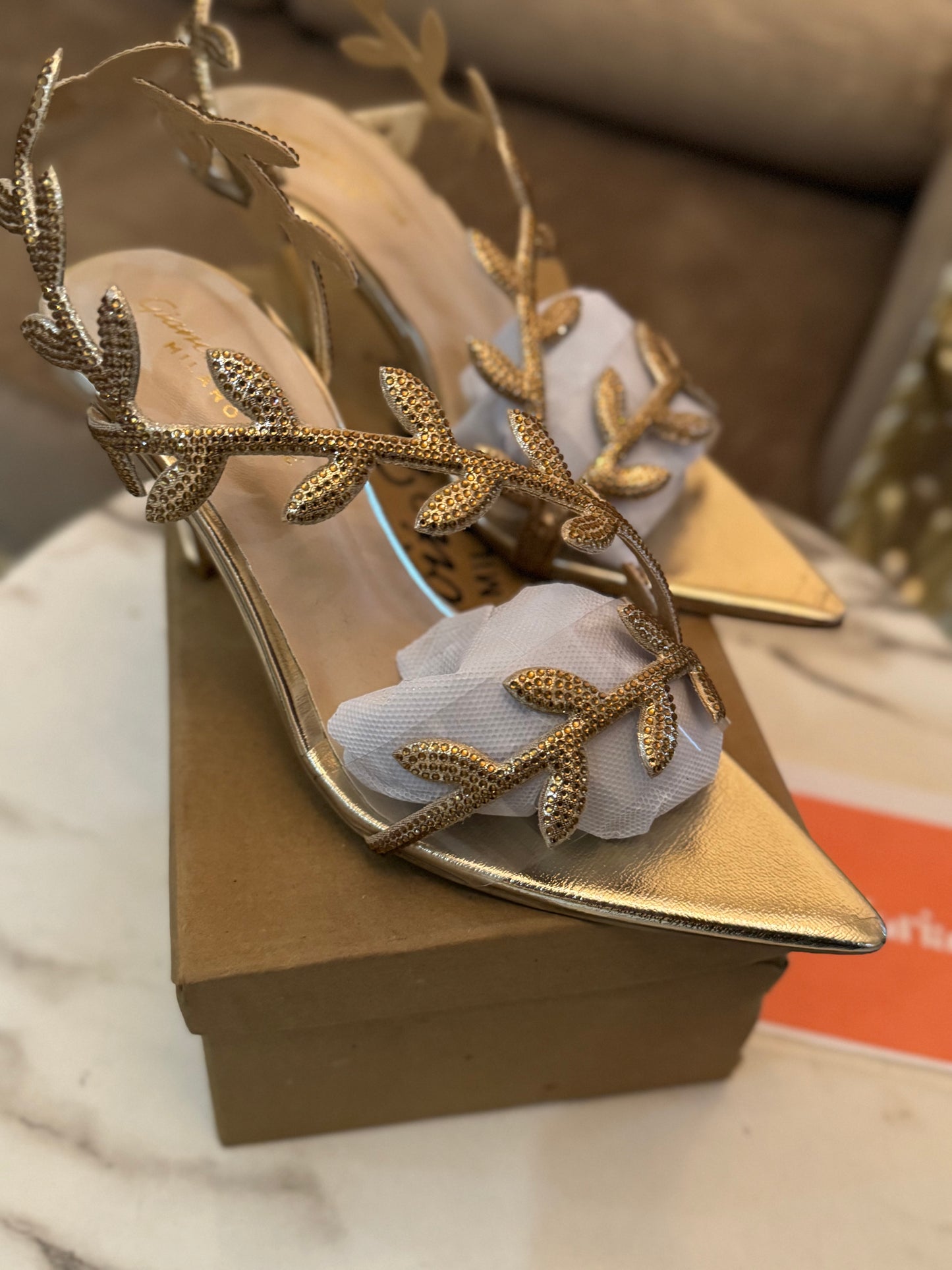 ROSSI HEELS - Gold