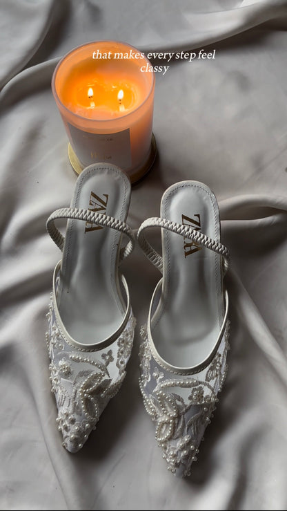 VUNA HEELS - White