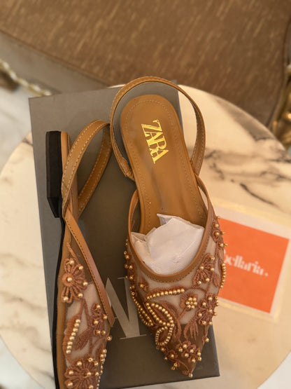Viked Pumps - Beige
