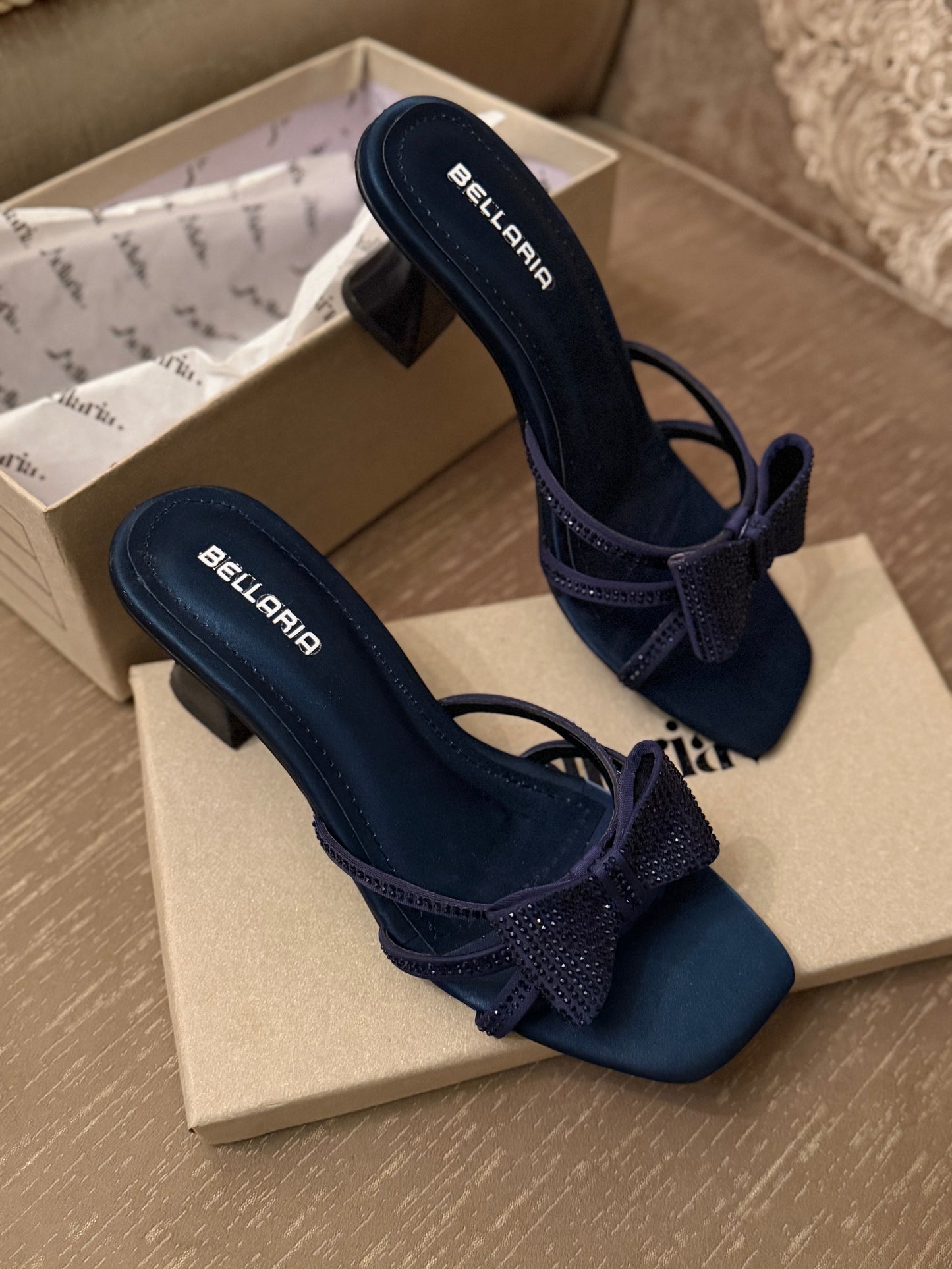 Midnight Bow Heel