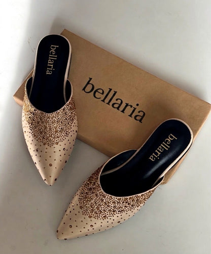 SHIMMER SLING MULES