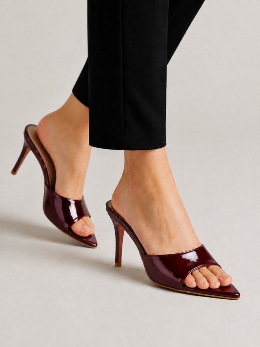 NOIRA HEEL - MAROON