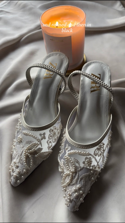 VUNA HEELS - White