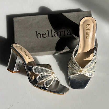 PEARL DUCHES HEEL