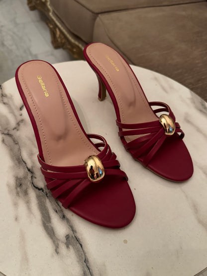 SCARLET HEELS - Maroon