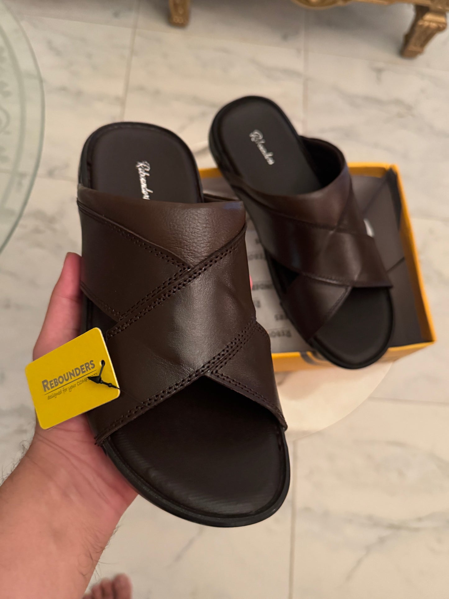 URBAN WALKERS LEATHER - BROWN