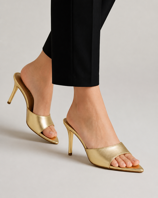 NOIRA HEEL - GOLDEN