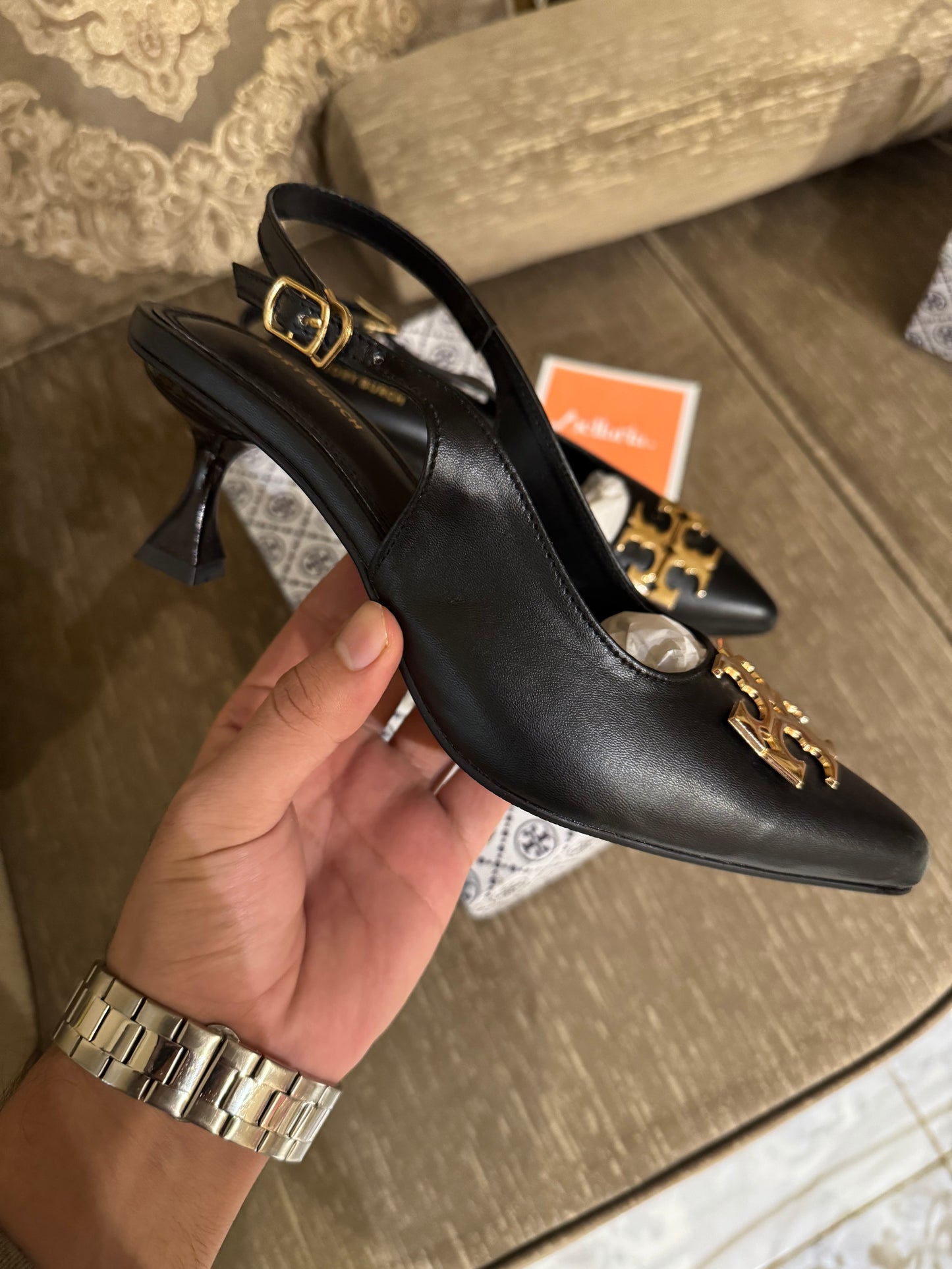 TR ELEANOR HEEL - BLACK