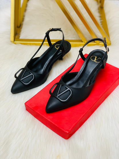VLTN SIGNATURE KITTEN HEEL