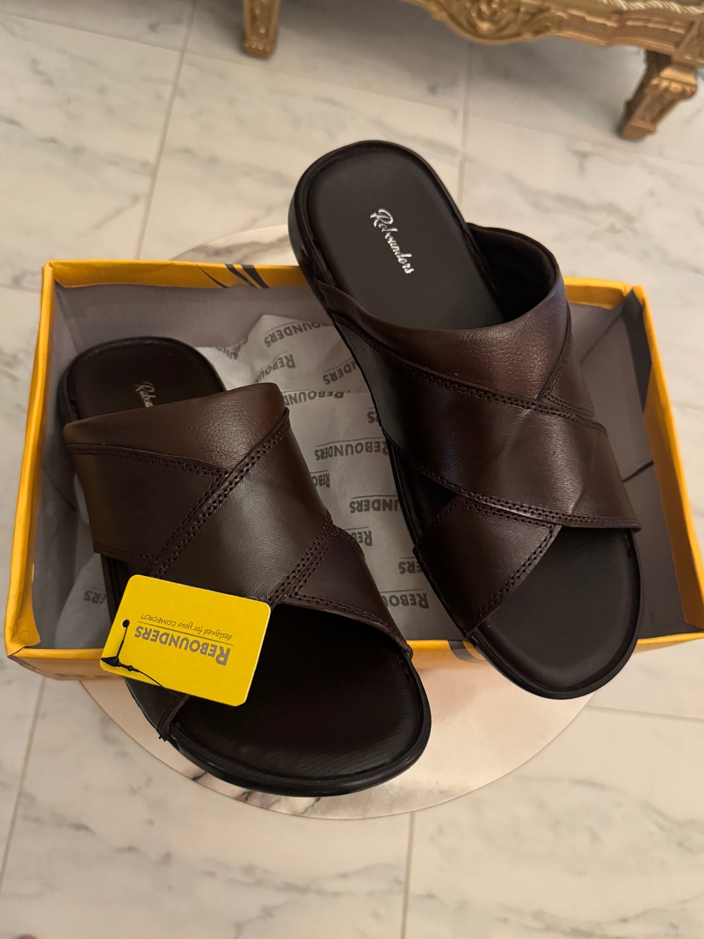 URBAN WALKERS LEATHER - BROWN
