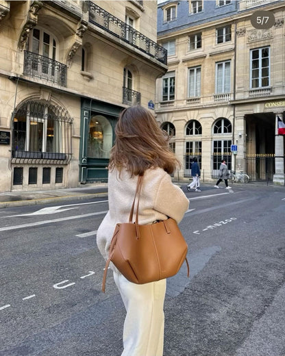Poleene Cyme Tote bag with BOX - Brown
