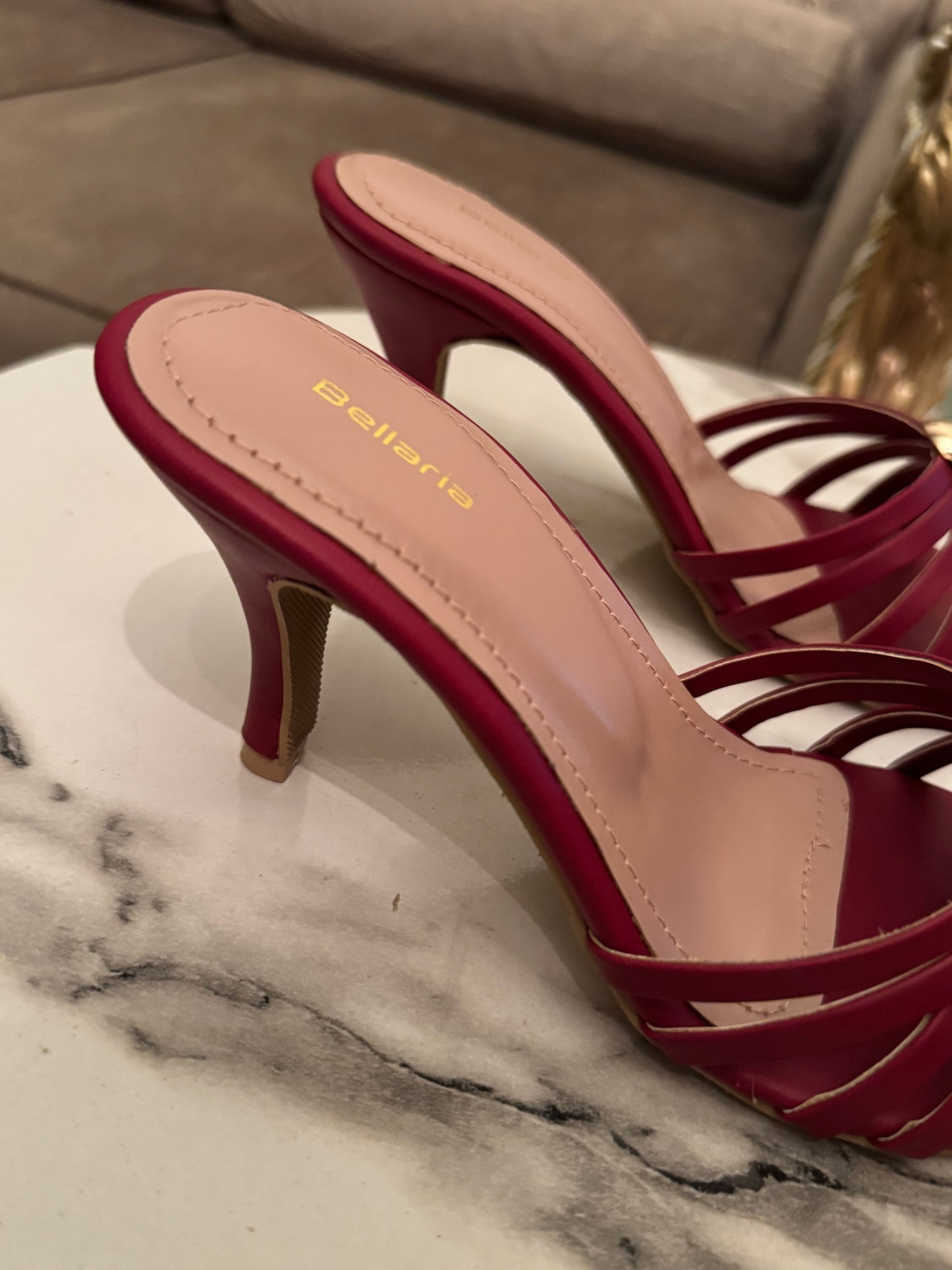 SCARLET HEELS - Maroon