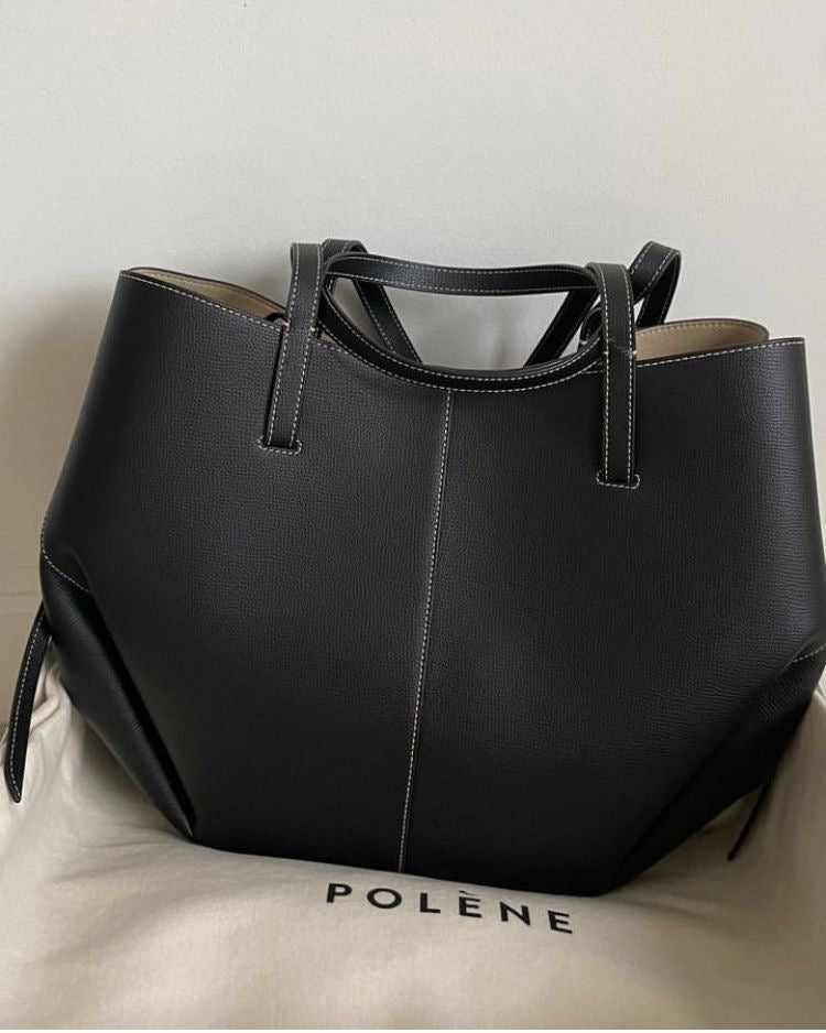 Poleene Cyme Tote bag with BOX - Black