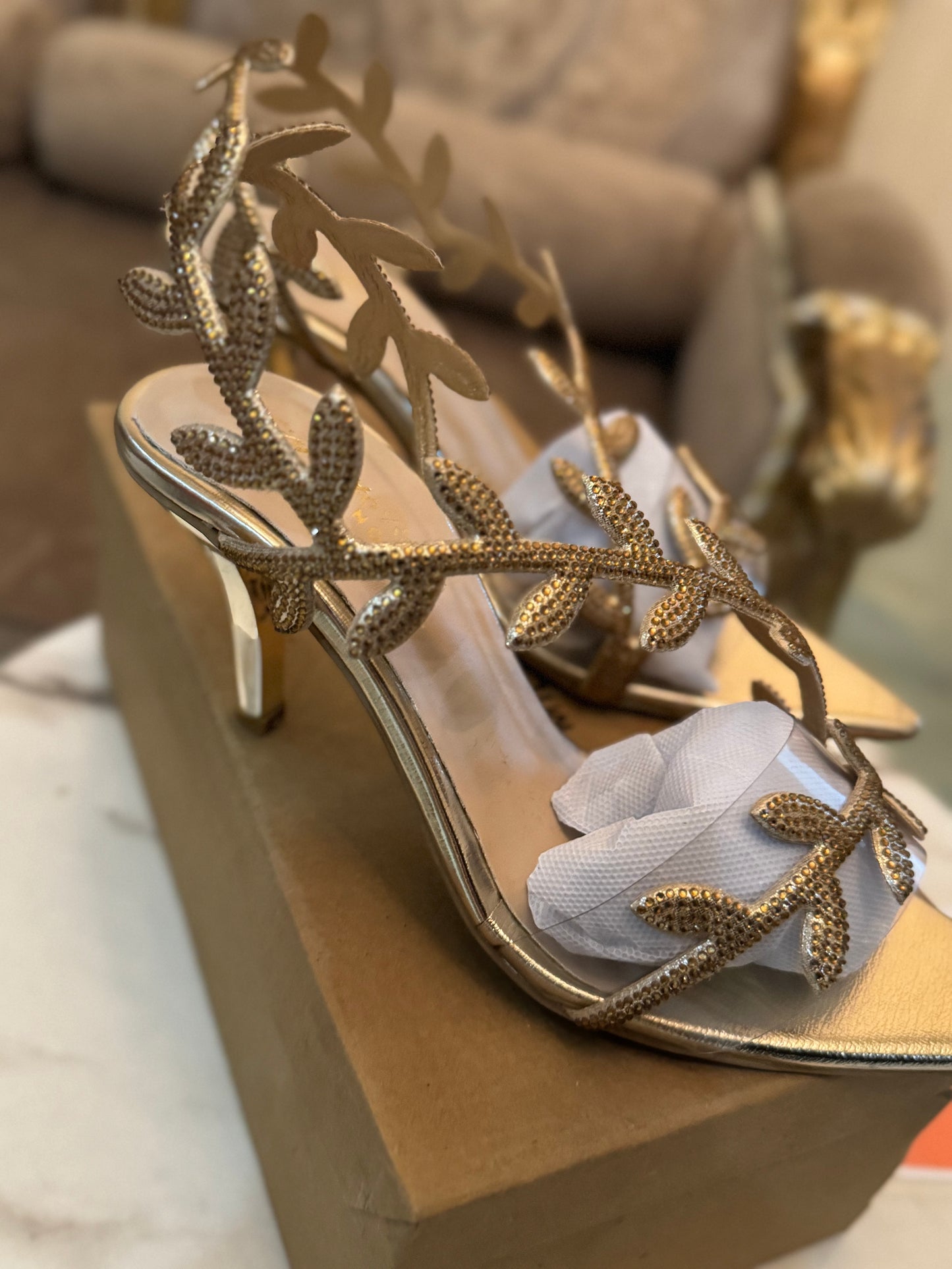 ROSSI HEELS - Gold