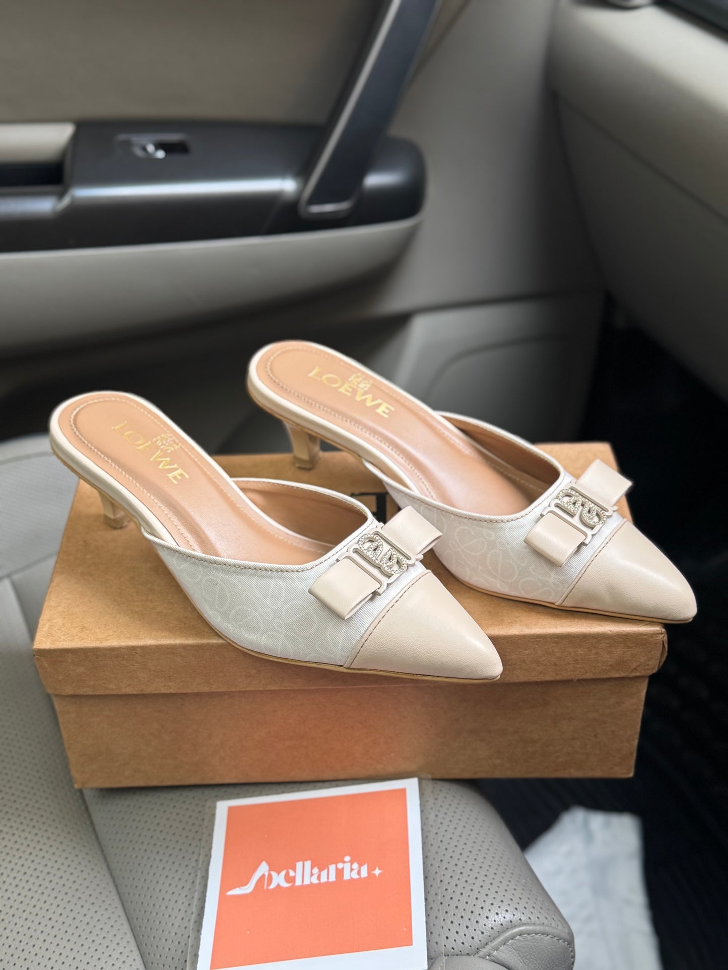 Leo’we Stilla Heel - Offwhite