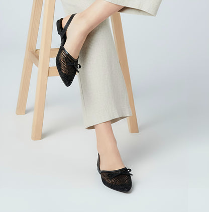 NOIR NET PUMPS - Black