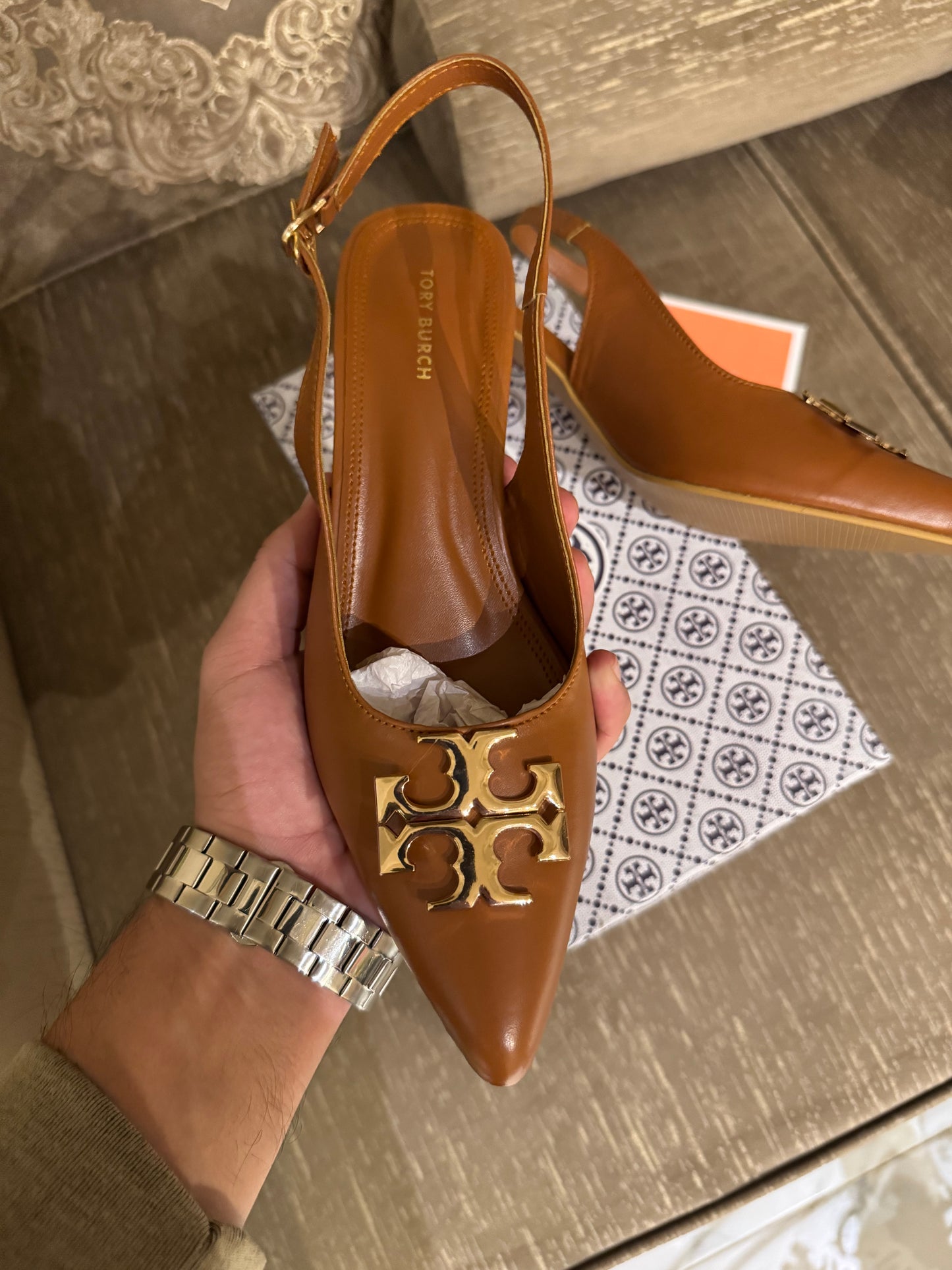 TR ELEANOR HEEL - BROWN