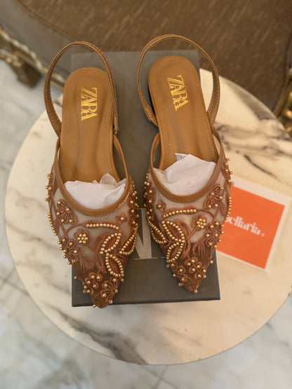 Viked Pumps - Beige