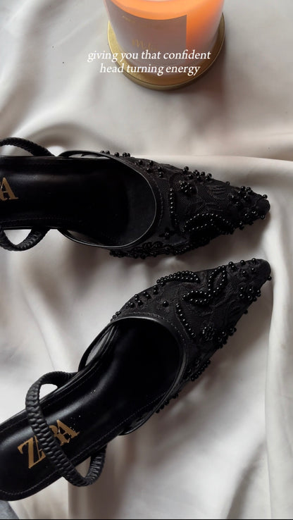 VUNA HEELS - Black