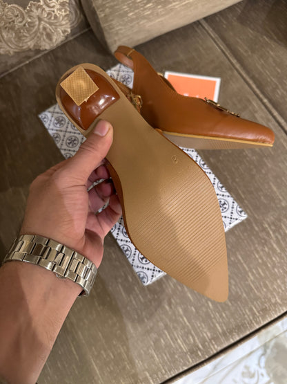 TR ELEANOR HEEL - BROWN