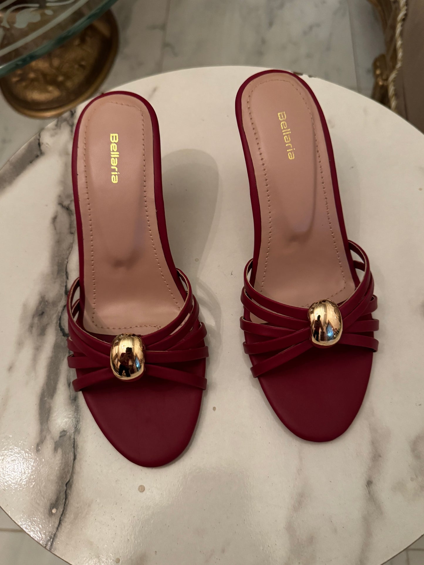 SCARLET HEELS - Maroon