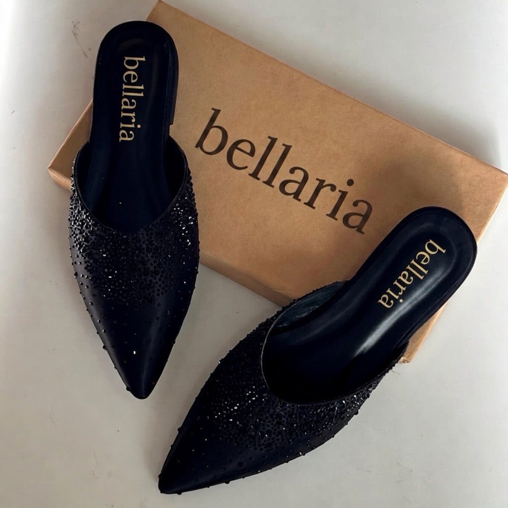 SHIMMER SLING MULES
