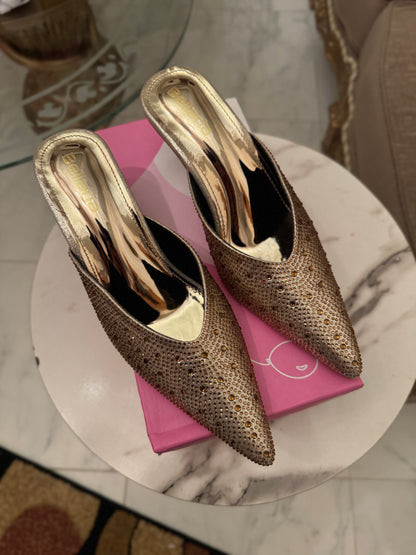 Glim Kitten Heel - Golden