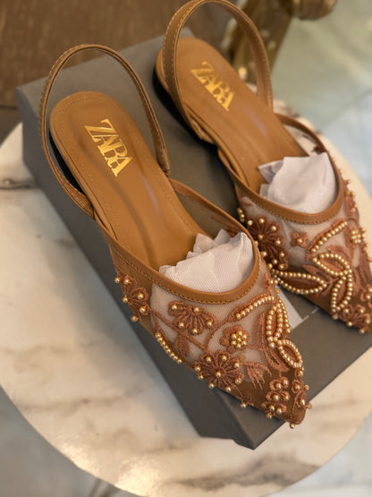 Viked Pumps - Beige