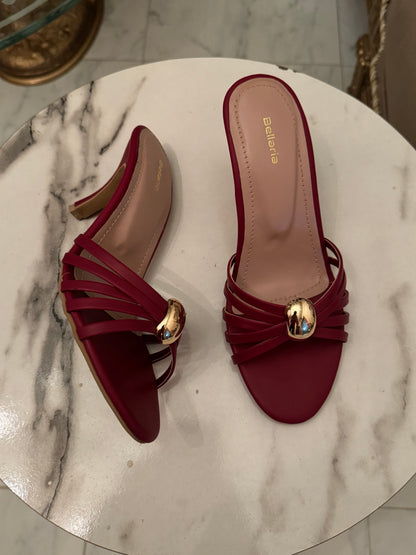 SCARLET HEELS - Maroon