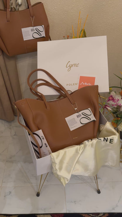 Poleene Cyme Tote bag with BOX - Brown